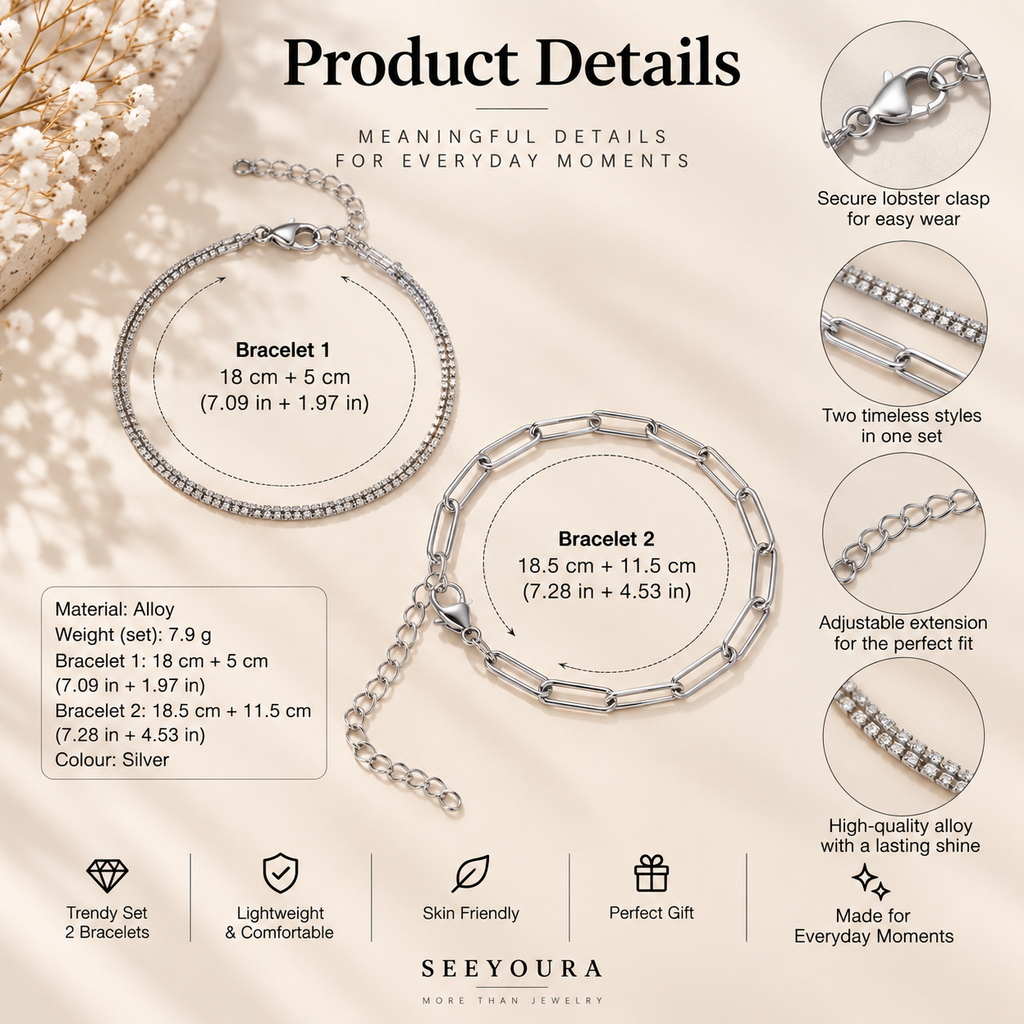 Pulsera Éclat Solitaire — Plata