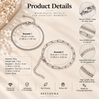 Pulsera Éclat Solitaire — Plata