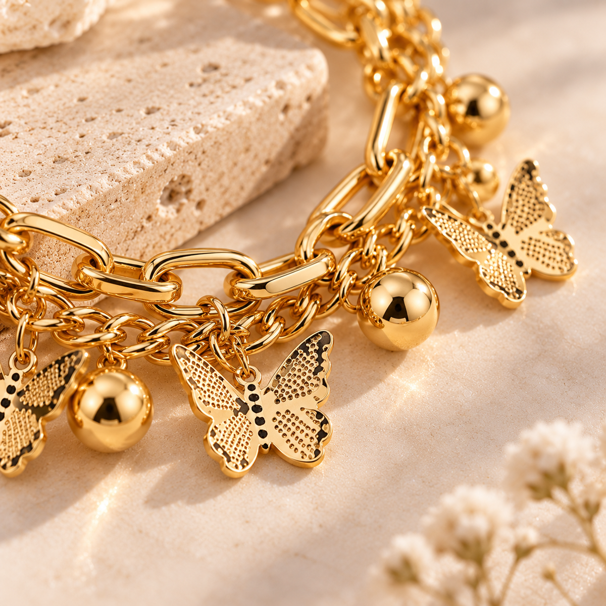 Papillon Charm Bracelet | Seeyoura
