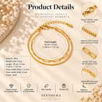Pulsera Lumière Link — Oro