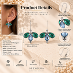 Pendientes Jardin Gem Drop — Plata