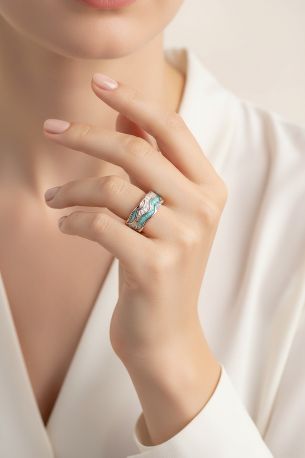 Beach Wave Ring
