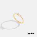 Dainty Personalized Morse Code Ring