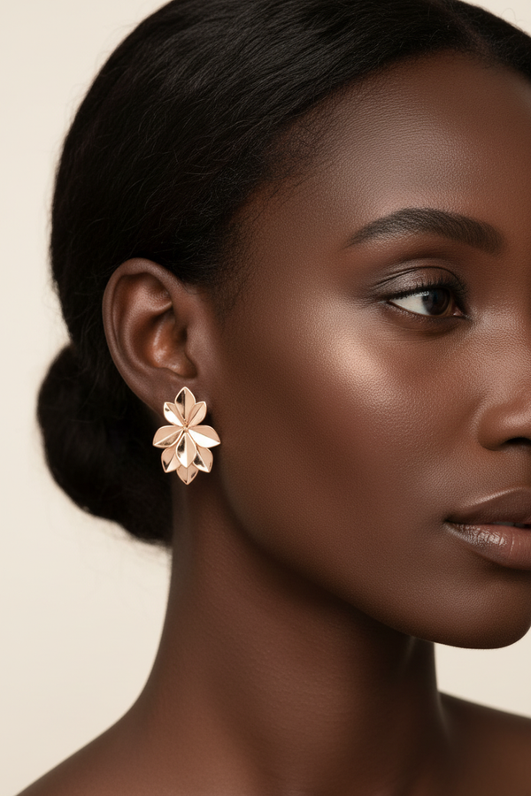 Geometric Petal Earrings