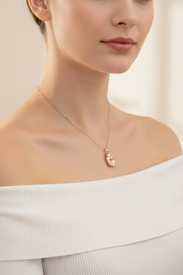Girl & Dog Necklace