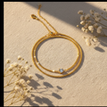 Gold Double Bracelet Set — Flatlay Brighter