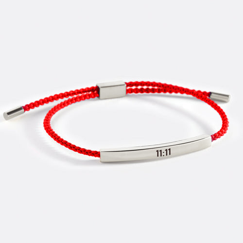 11:11 Inspire Bracelet in Lucky Red, silver by Seeyoura