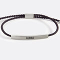 Aloha Inspire Bracelet in Midnight Black, silver by Seeyoura