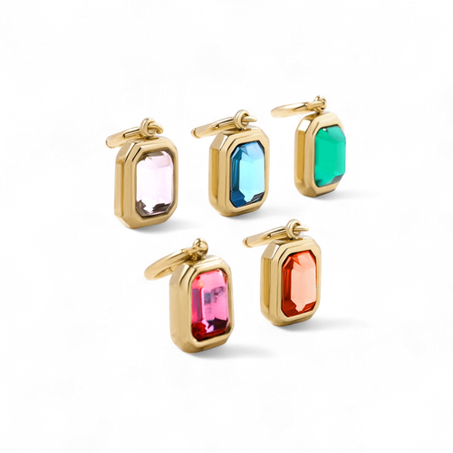 Baguette Birthstone Charm by Seeyoura