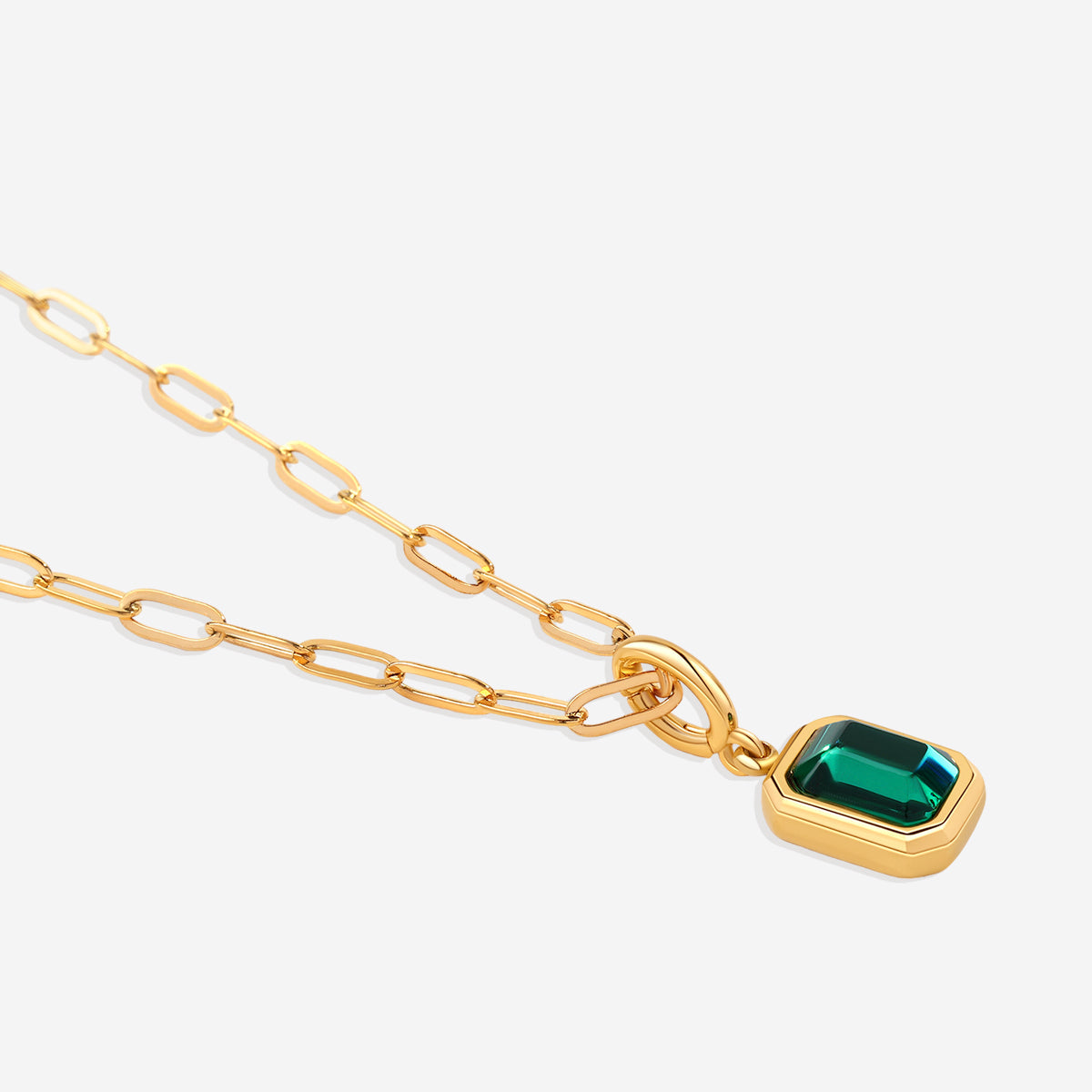 Baguette Birthstone Necklace by Seeyoura