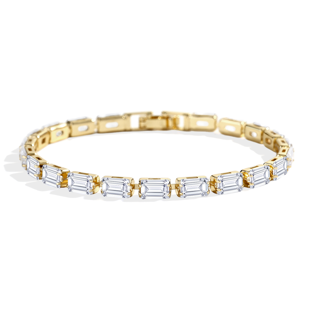 Baguette Tennis Bracelet in gold by Seeyoura