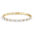 Baguette Tennis Bracelet in gold by Seeyoura
