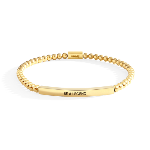 Be a Legend Beaded Inspire Bracelet by Seeyoura