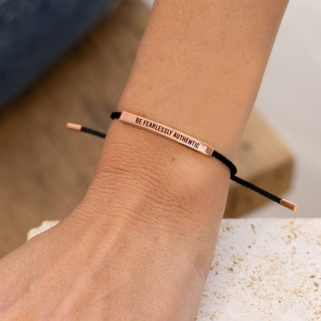 Be Fearlessly Authentic Inspire Bracelet by Seeyoura