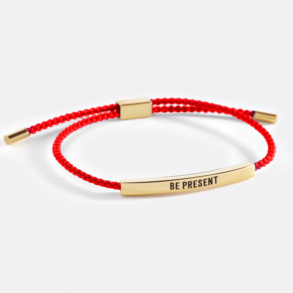 Be Present Inspire Bracelet in Lucky Red by Seeyoura