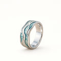 Beach Wave Ring — Silver by Seeyoura