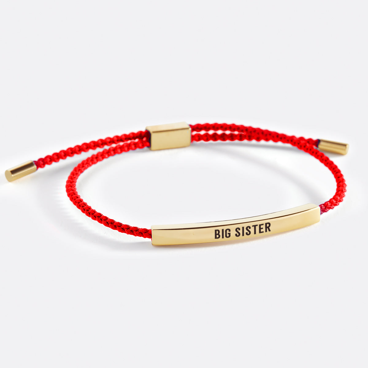 Big Sister Inspire Bracelet in Lucky Red, gold by Seeyoura
