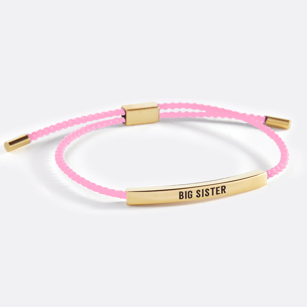 Big Sister Inspire Bracelet in Pink, gold by Seeyoura
