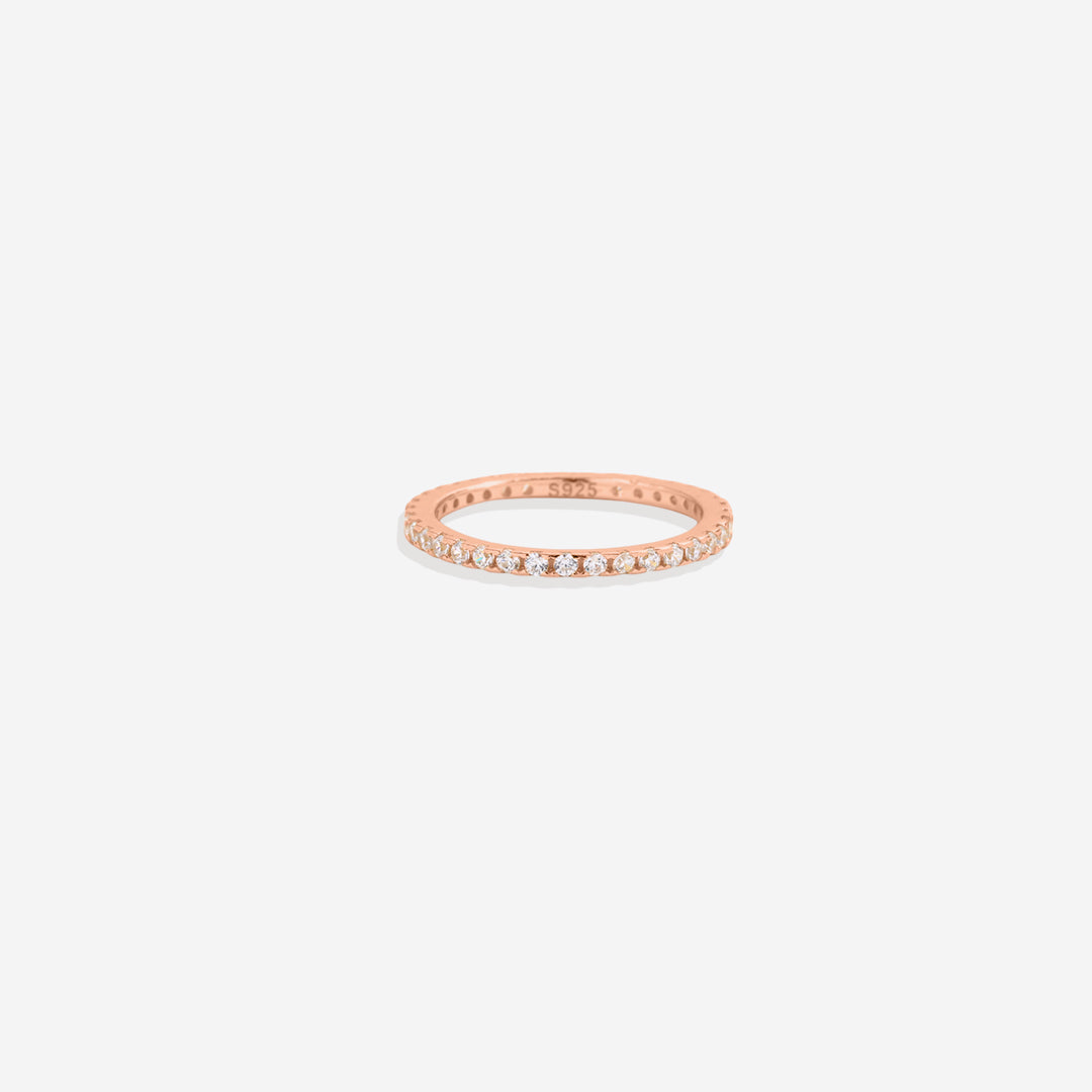 April Birthstone Eternity Stacking Ring by Seeyoura