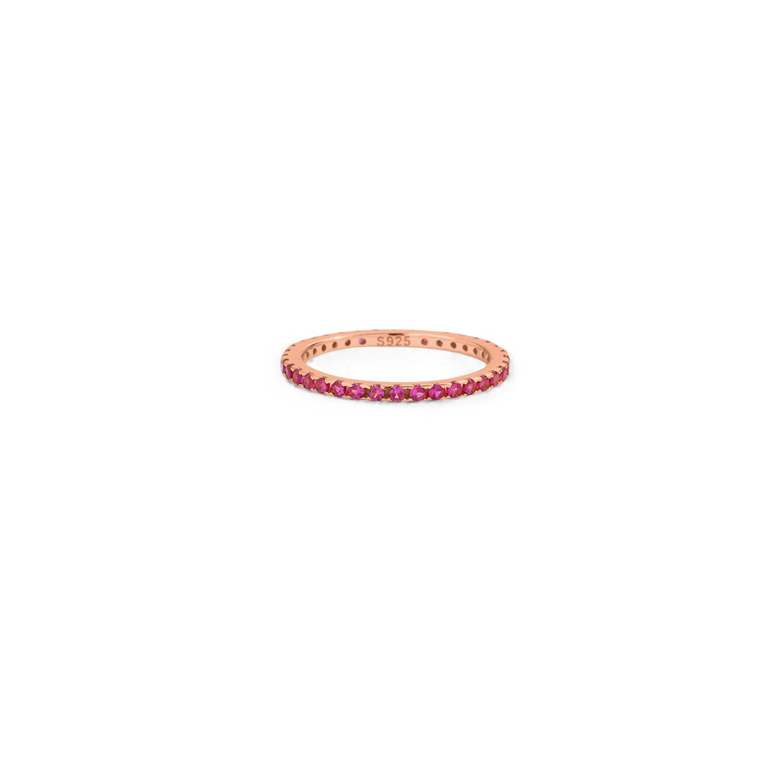 July Birthstone Eternity Stacking Ring by Seeyoura