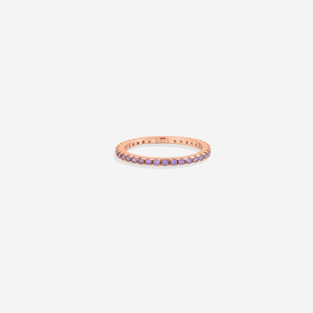 June Birthstone Eternity Stacking Ring by Seeyoura