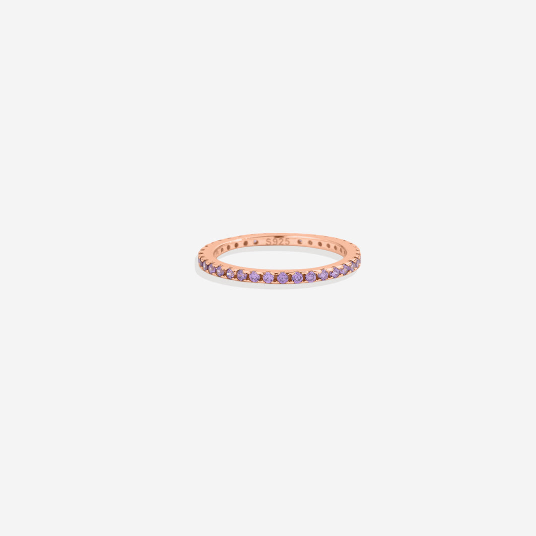 June Birthstone Eternity Stacking Ring by Seeyoura