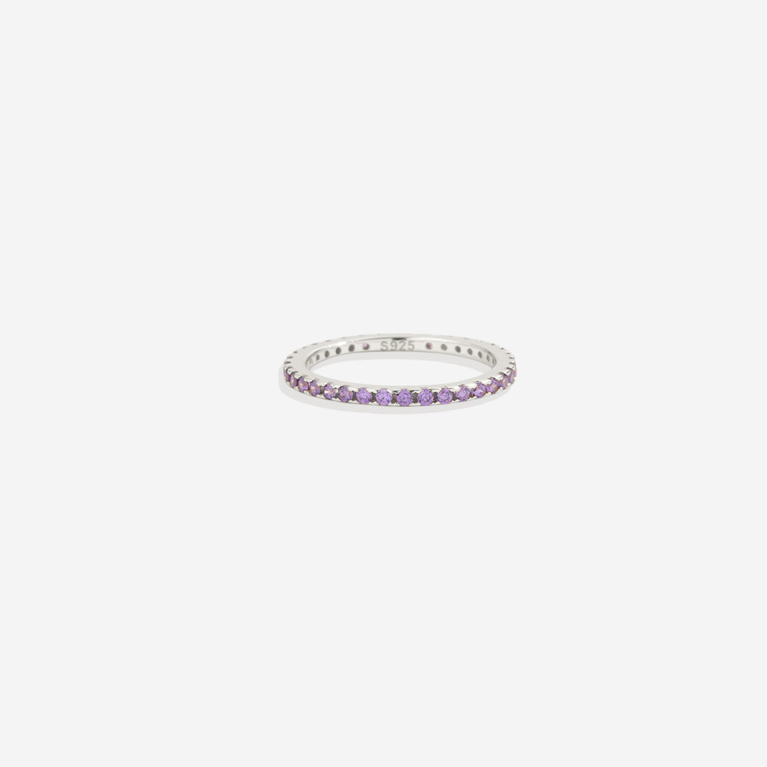 June Birthstone Eternity Stacking Ring by Seeyoura
