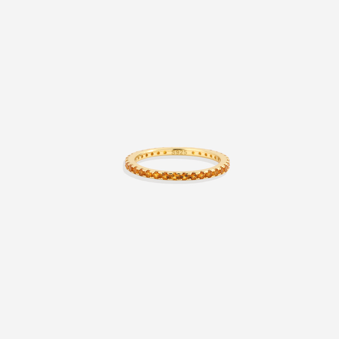 November Birthstone Eternity Stacking Ring by Seeyoura