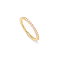 October Birthstone Eternity Stacking Ring in 18-k-gold-over-sterling-silver by Seeyoura