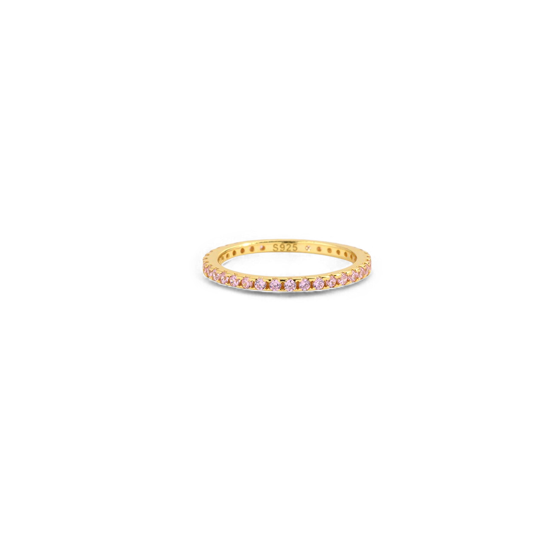 October Birthstone Eternity Stacking Ring by Seeyoura