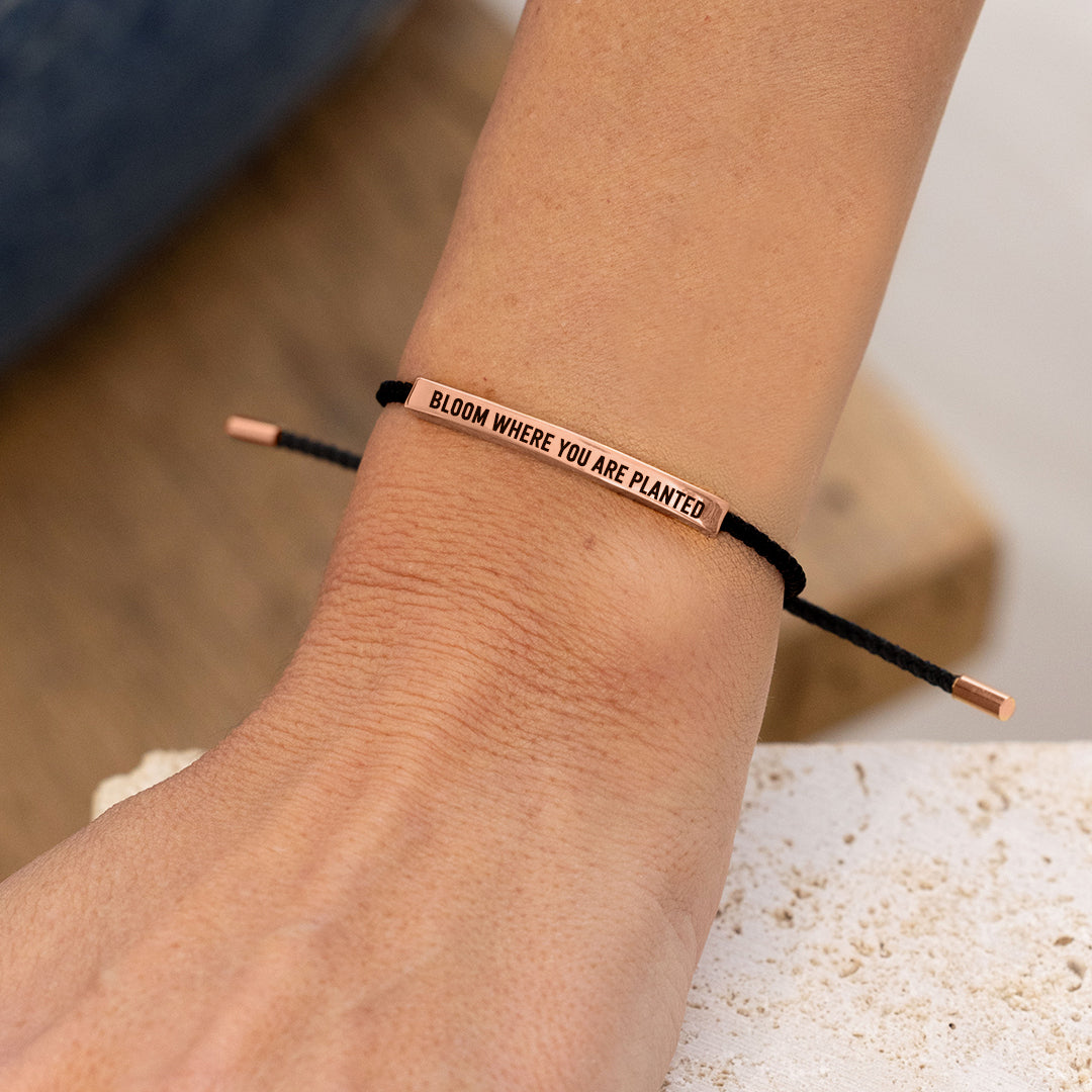 Bloom Where You Are Planted Inspire Bracelet by Seeyoura