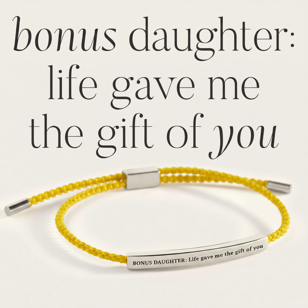 Bonus Daughter Inspire Bracelet in Lemon Yellow, silver by Seeyoura