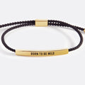 Born to Be Mild Inspire Bracelet in Midnight Black, gold by Seeyoura