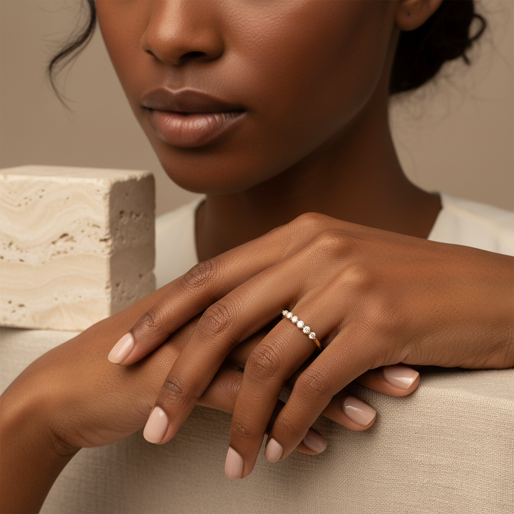 Brilliant Floating Diamond Ring by Seeyoura