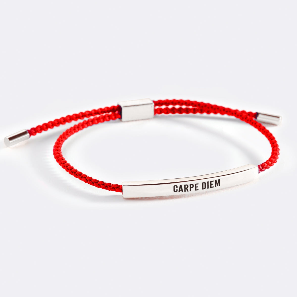 Carpe Diem Inspire Bracelet in Lucky Red, silver by Seeyoura