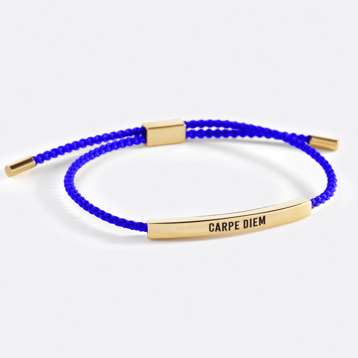 Carpe Diem Inspire Bracelet in Royal Blue, gold by Seeyoura