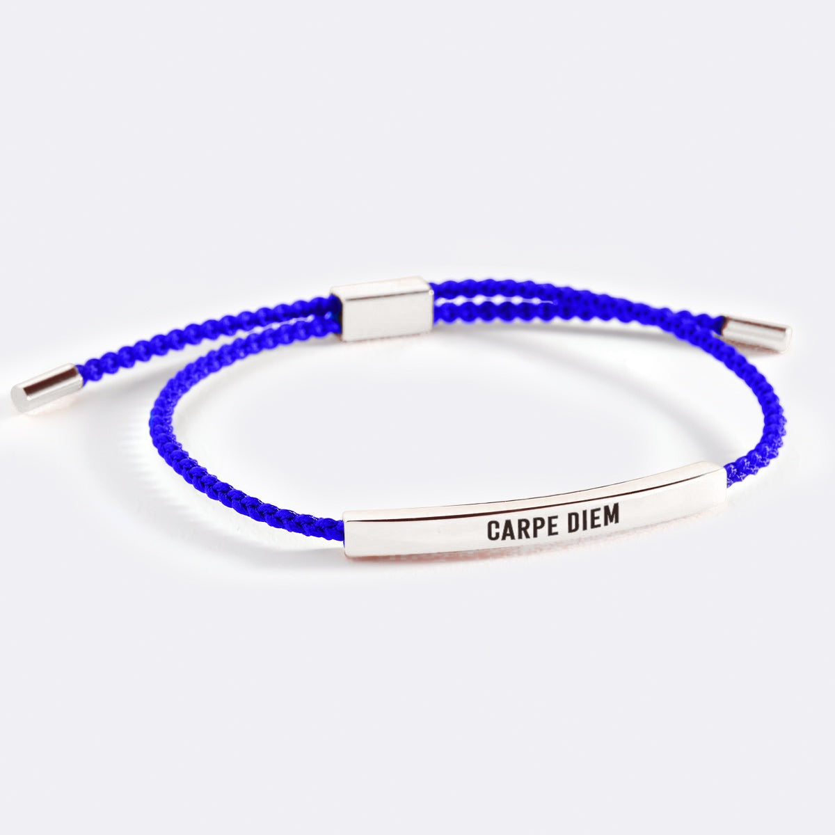Carpe Diem Inspire Bracelet in Royal Blue, silver by Seeyoura