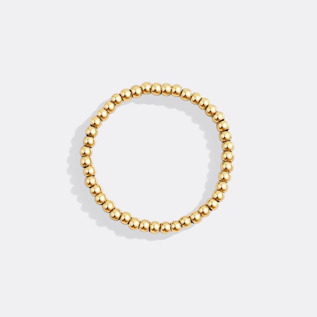 Classic Ball Ring in 18-k-gold-plated by Seeyoura