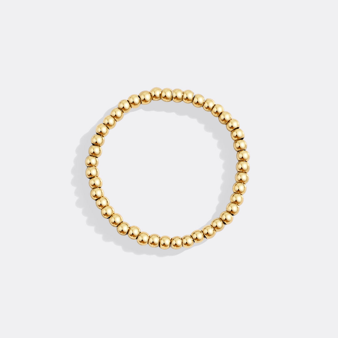 Classic Ball Ring in 18-k-gold-plated by Seeyoura