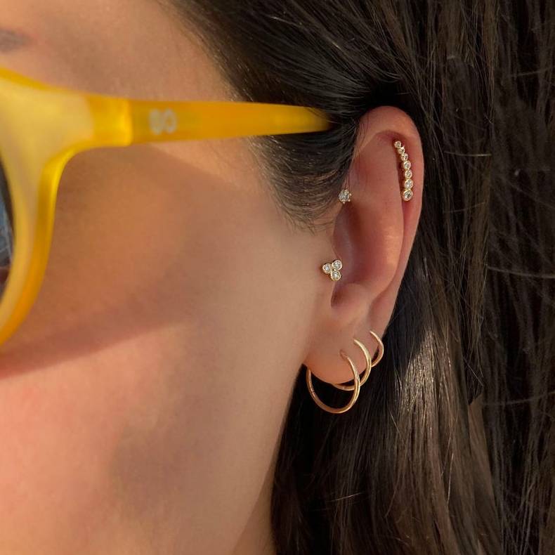 Classic Cartilage Hoop Earrings | 16g by Seeyoura