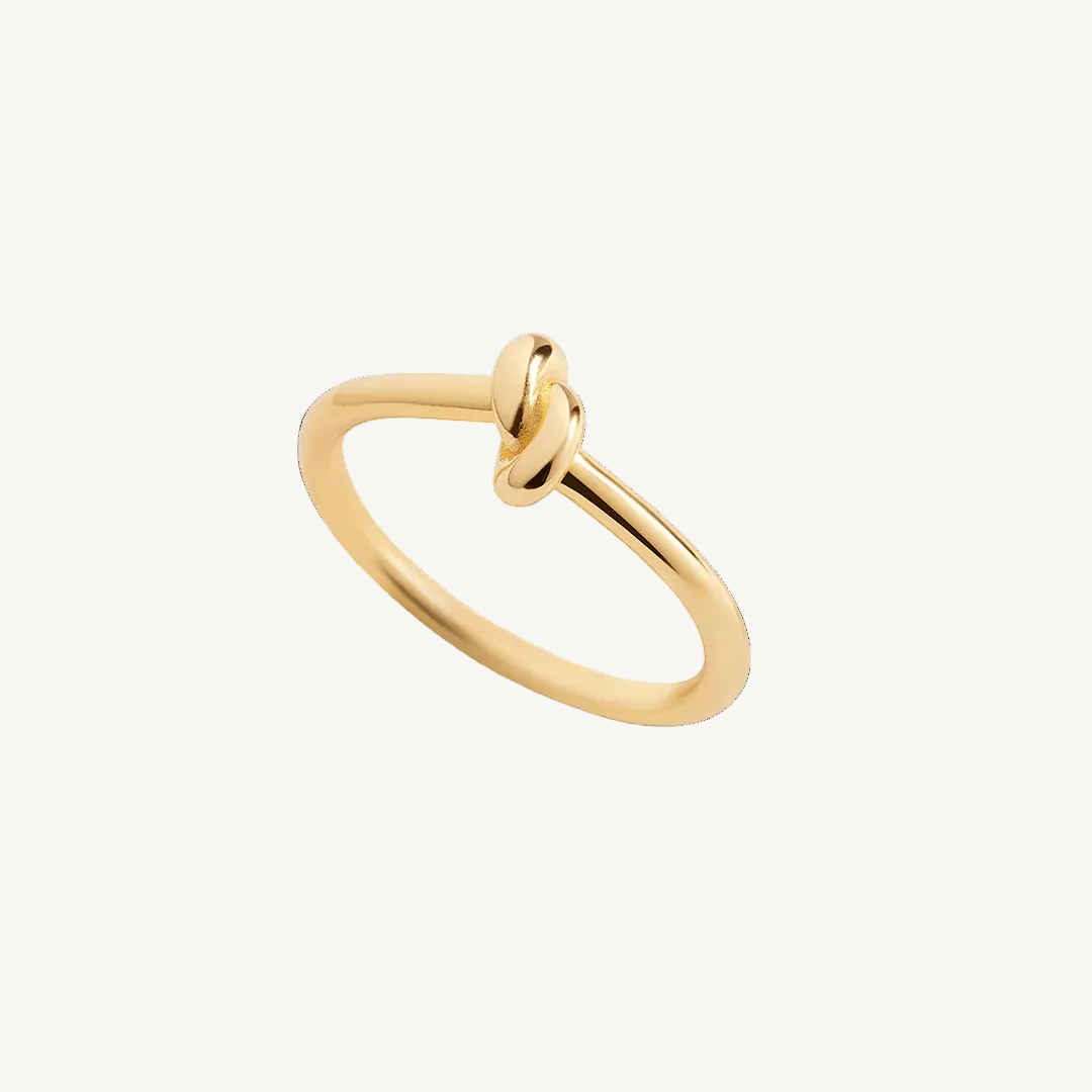 Classic Gold Knot Ring by Seeyoura