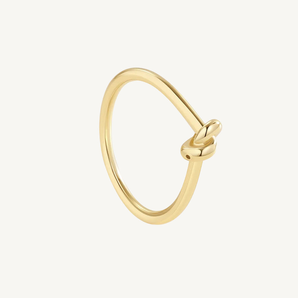 Classic Gold Knot Ring by Seeyoura