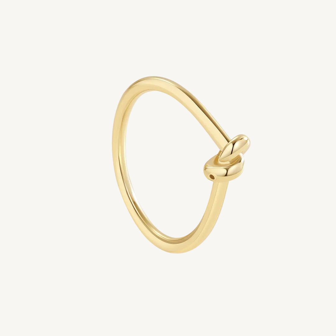 Classic Gold Knot Ring by Seeyoura