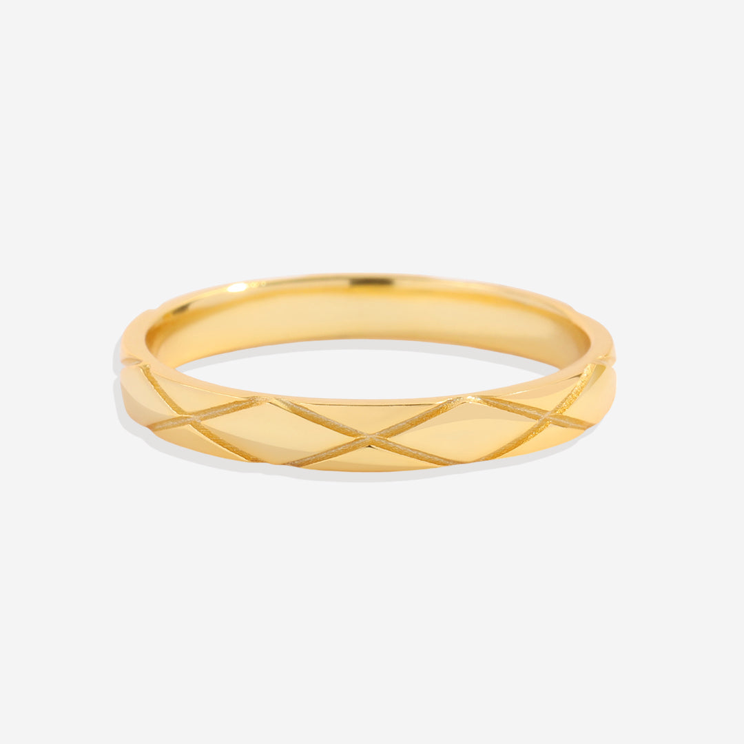 Classic Hatch Ring by Seeyoura