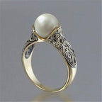 Classic Pearl Ring — Gold in Classic Pearl Ring — Gold, 1PCS by Seeyoura