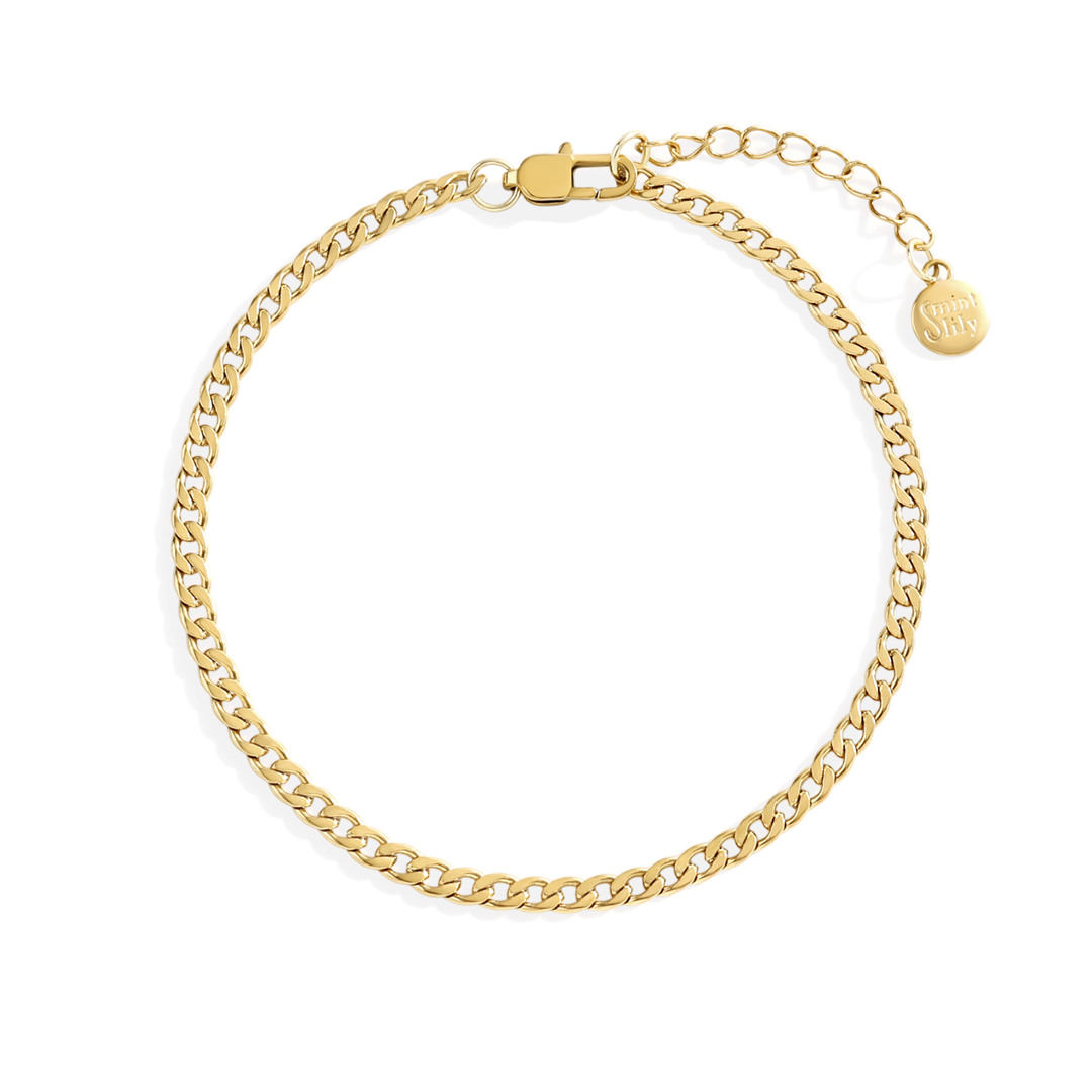 Cuban Chain Bracelet in gold by Seeyoura