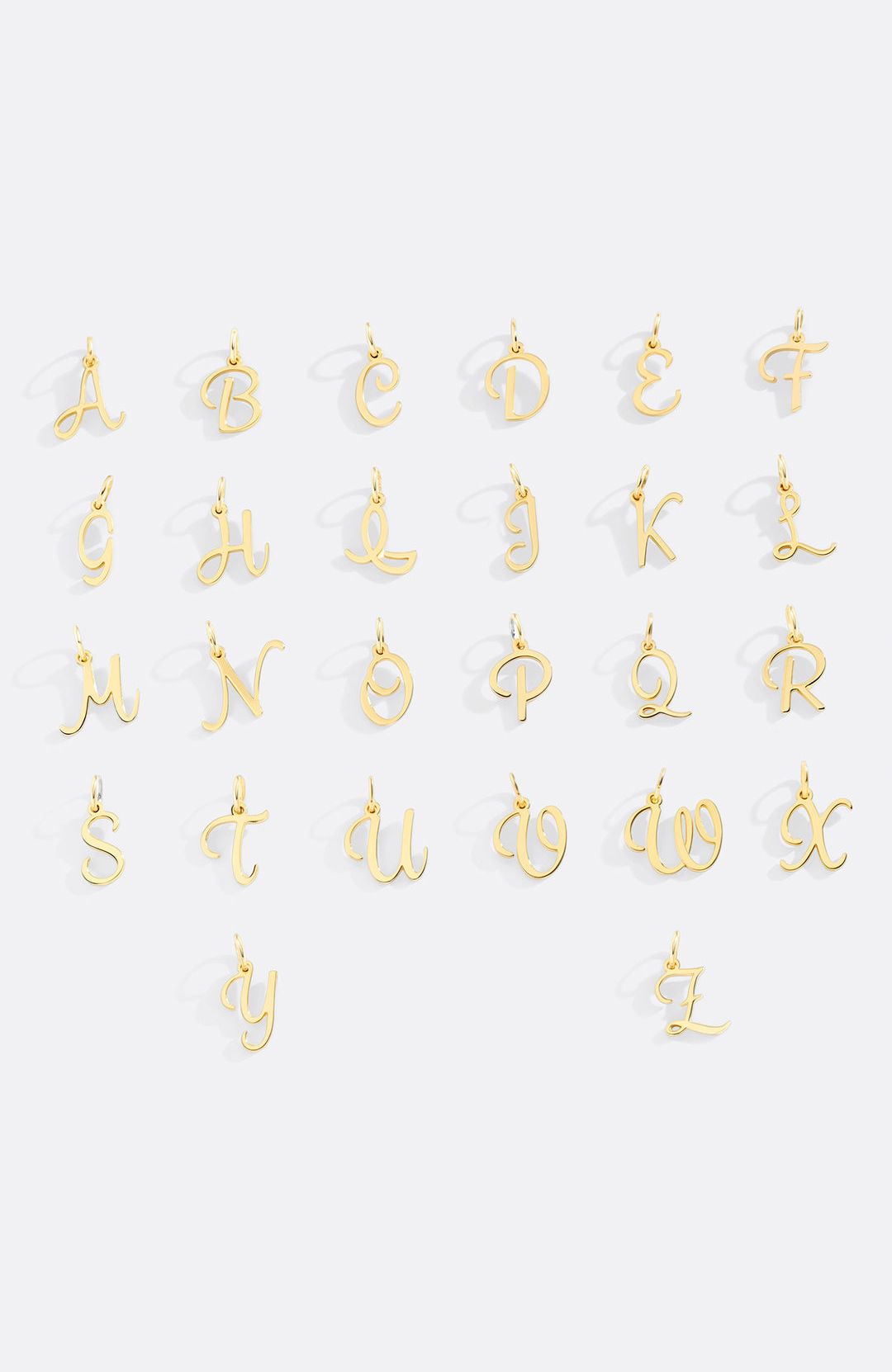 Cursive Initial Charm by Seeyoura