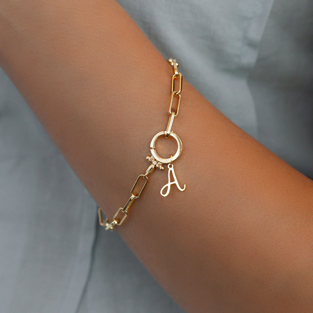 Cursive Initial Charm by Seeyoura