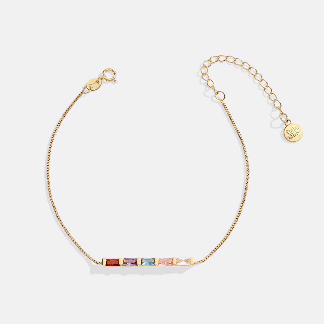 Dainty Birthstone Bracelet by Seeyoura