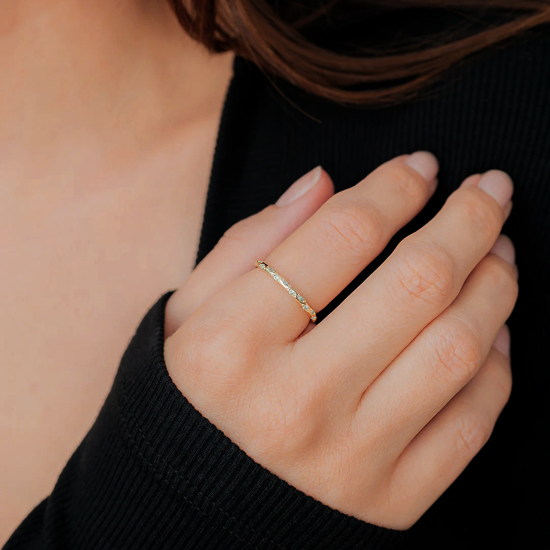Dainty Constellation Birthstone Ring by Seeyoura